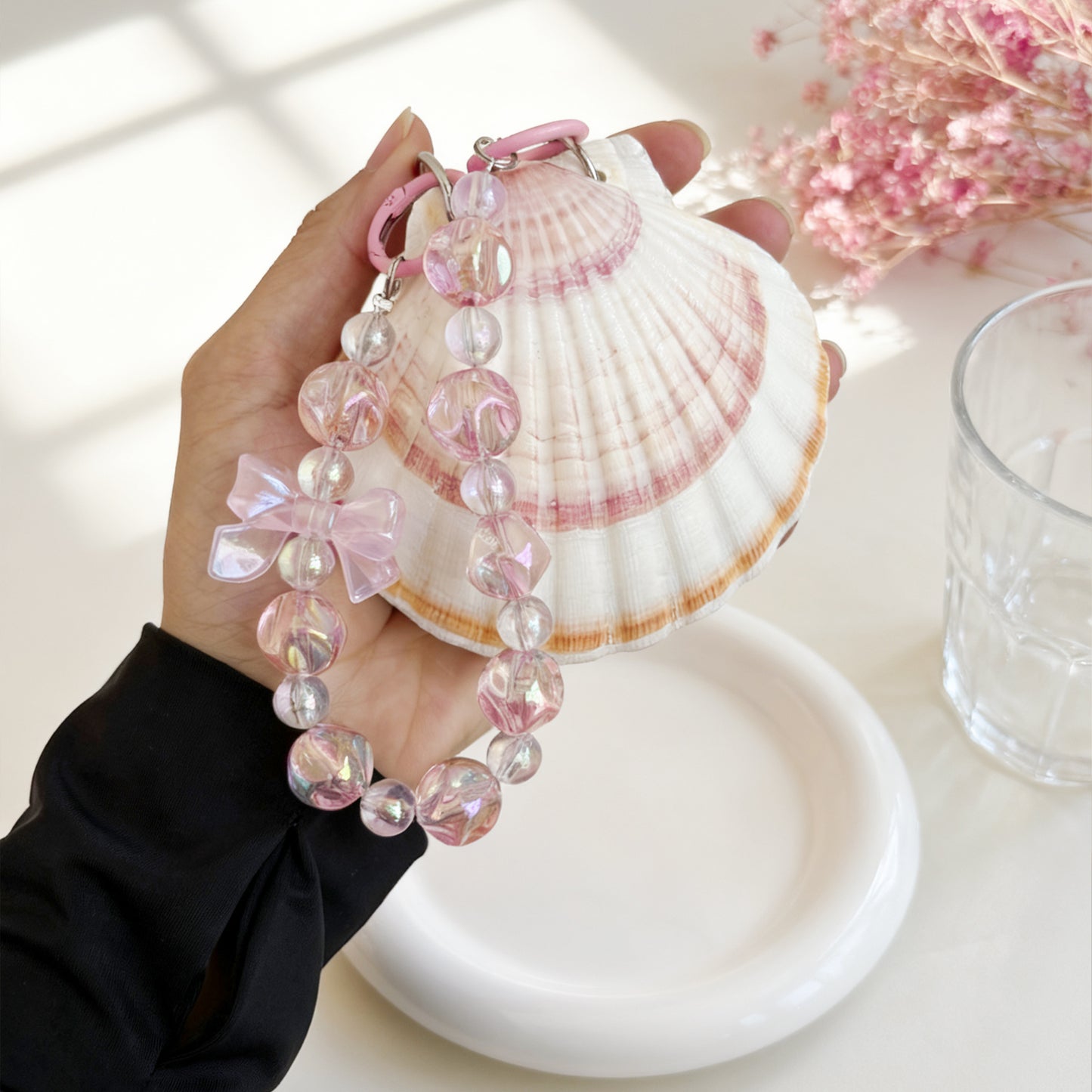 Cyber Shell Wish Journal - Handcrafted Scallop Shell Dream Book | Ocean-Inspired Planner with Shell-Shaped Pages